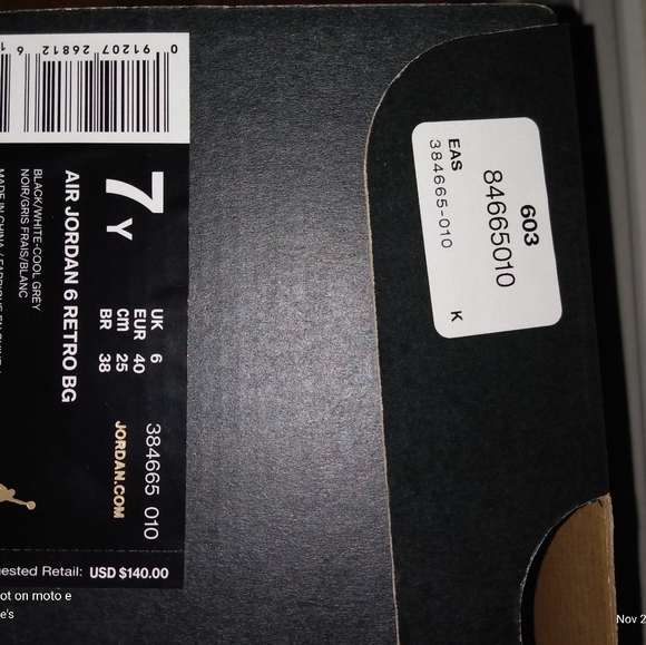 Air Jordan 6 retro 'Cool Grey' - Picture 10 of 10